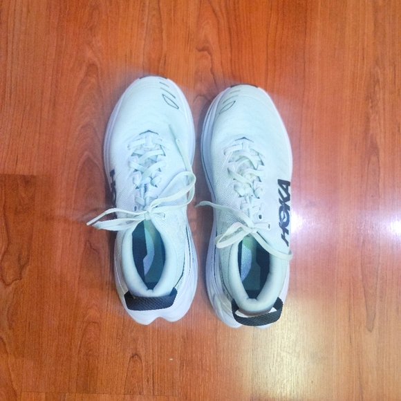 Hoka Bondi X Size 8B Womens Mint green Shoes - Picture 4 of 8